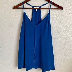 Joie silk blue tank top